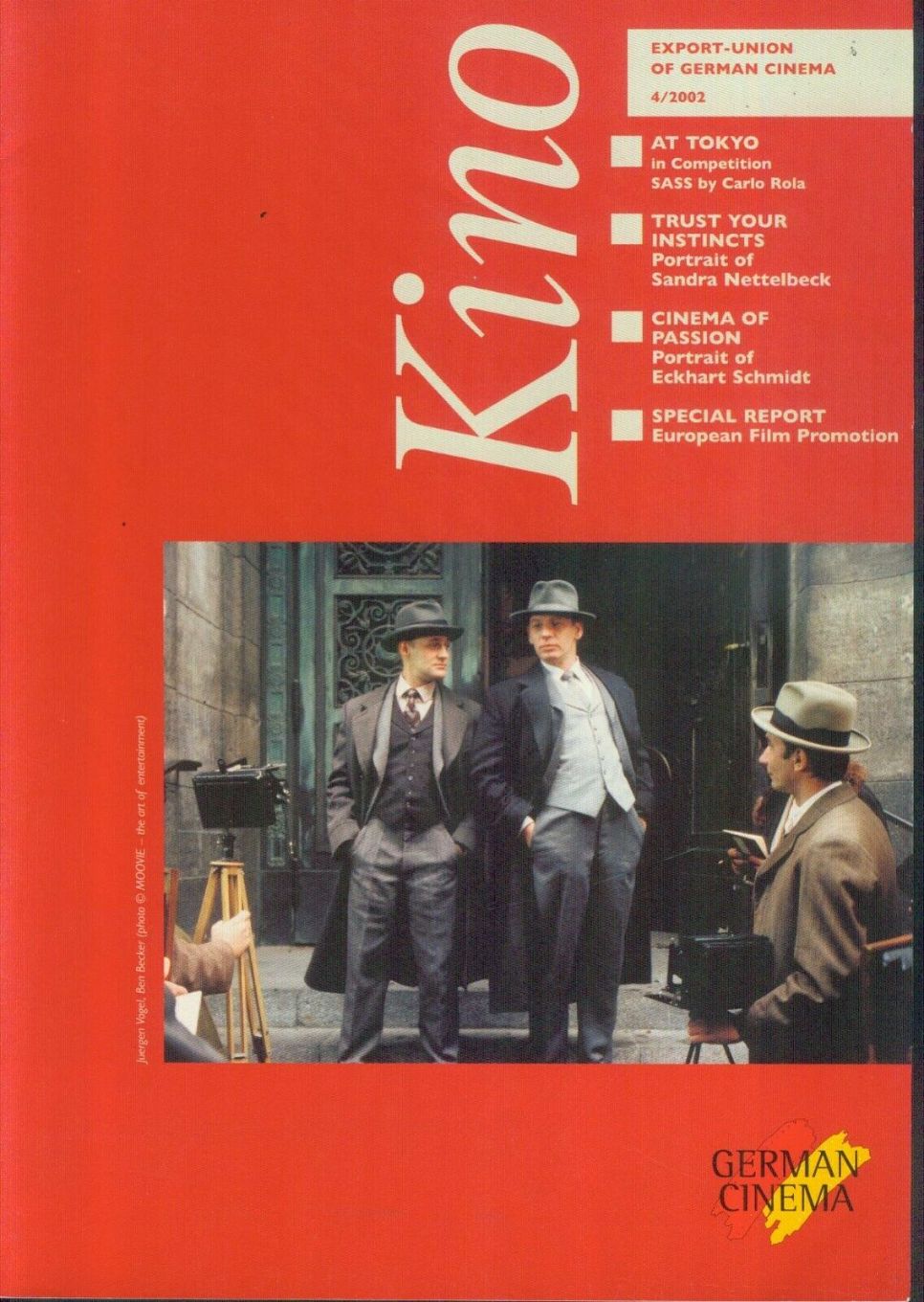 KINO-GERMAN CINEMA magazine side cover Issue 4    2002